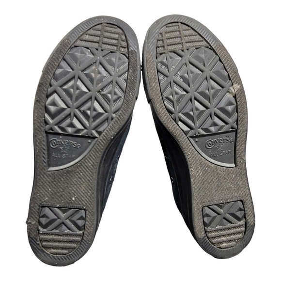 CONVERSE ALL STAR CHUCK TAYLOR CANVAS BLACK/BLACK MONO HI-TOP M3310 SB4 - Picture 8 of 9